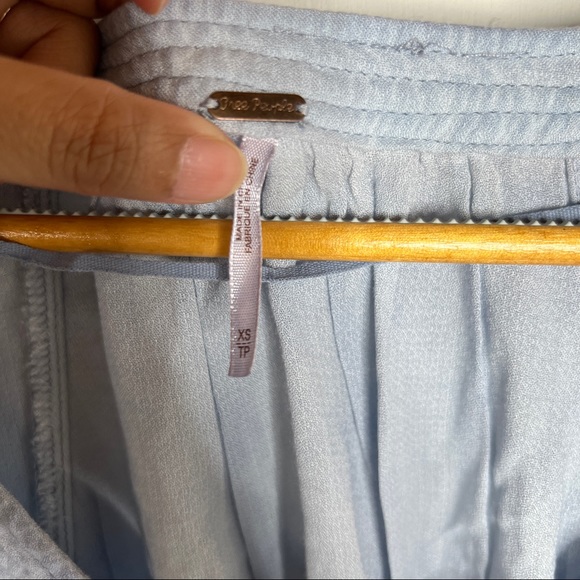 Free People Catch Me If You Can Flowy Top Blouse XS - Picture 9 of 16